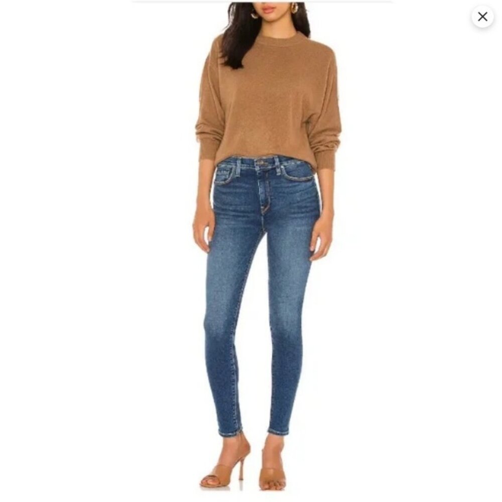 Hudson Barbara High Waist Super Skinny Ankle Jeans Size 25 #2164